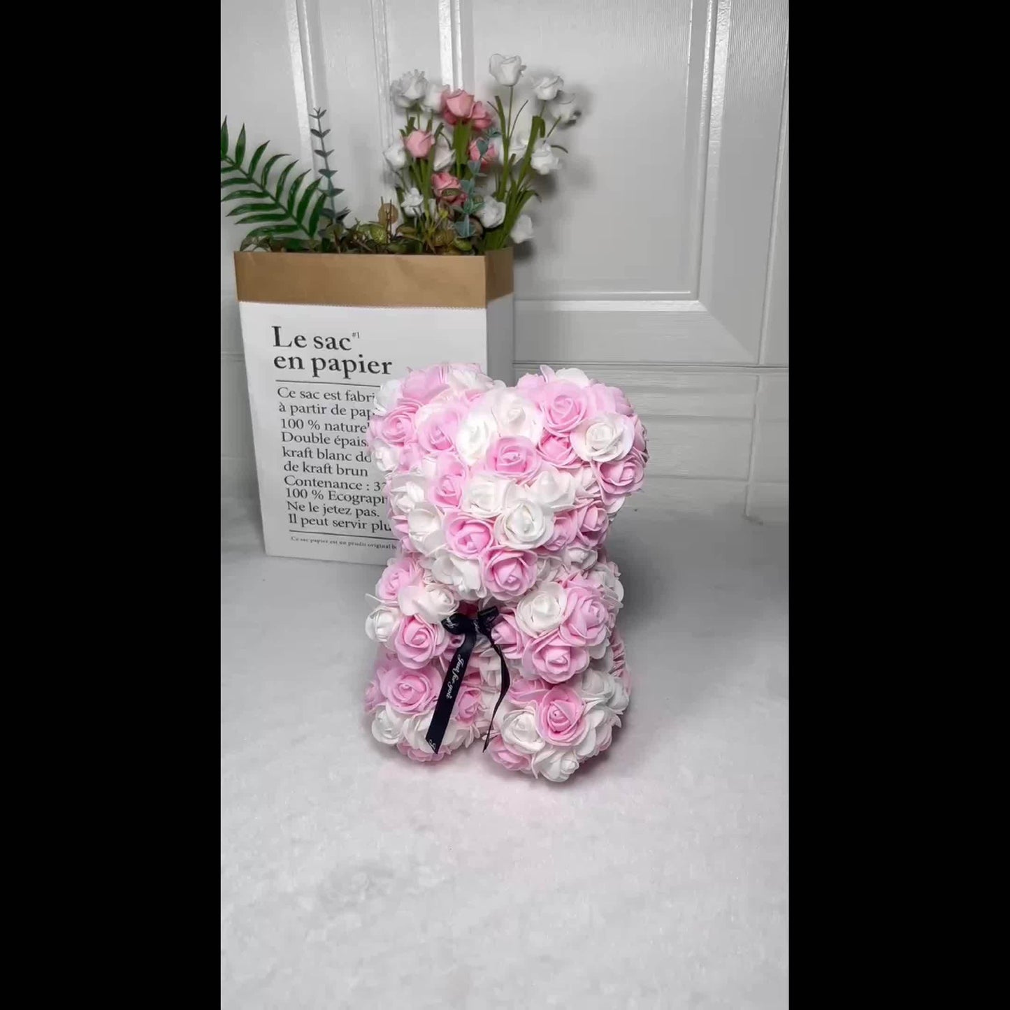 Rose Flower Bear