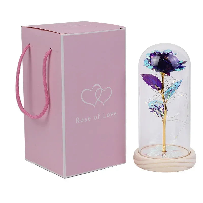 Eternal Rose Everlasting Flower Dome LED