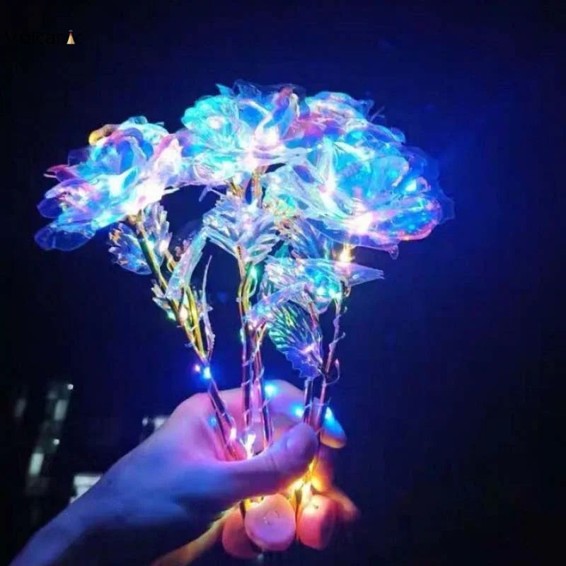 Galaxy Rose Flower LED Light