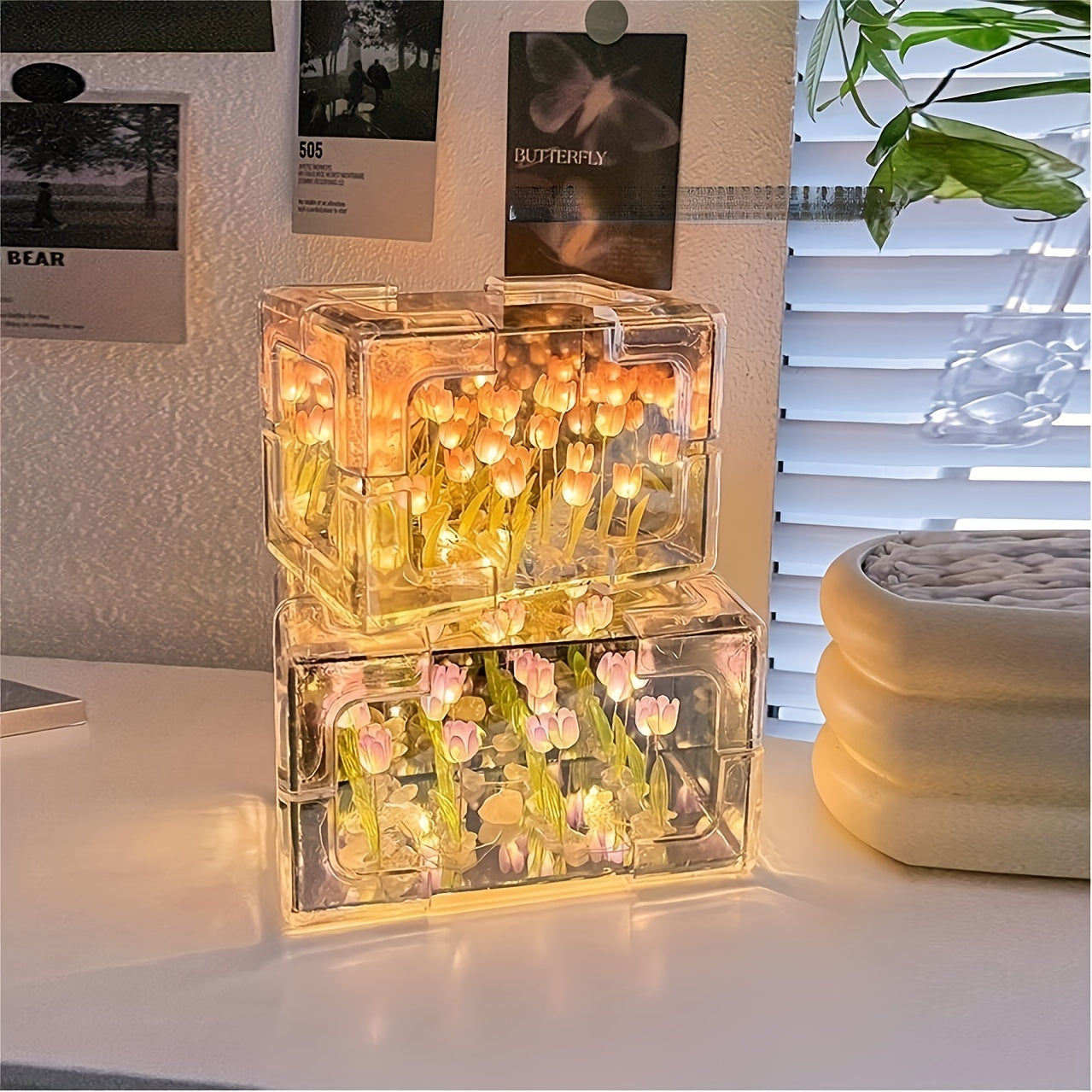 Tulip Ornaments Night Light